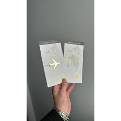 Altın ve Pasaport Detaylı Davetiye - Özel